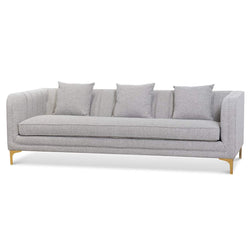 CLC6750-FS 3 Seater Sofa - Ash Grey Boucle - Furniture Castle