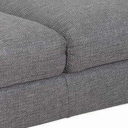 CLC6814-KSO 3 Seater Fabric Sofa - Graphite Grey with Black Leg - Furniture Castle