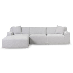 CLC6828-YY 3 Seater Left Chaise Sofa - Passive Grey - Furniture Castle