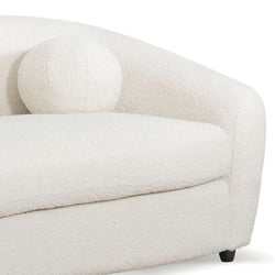 CLC6829-CA 3 Seater Sofa - Ivory White Boucle - Furniture Castle