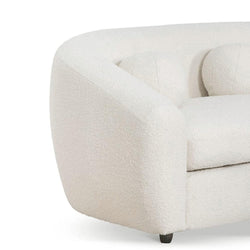 CLC6829-CA 3 Seater Sofa - Ivory White Boucle - Furniture Castle