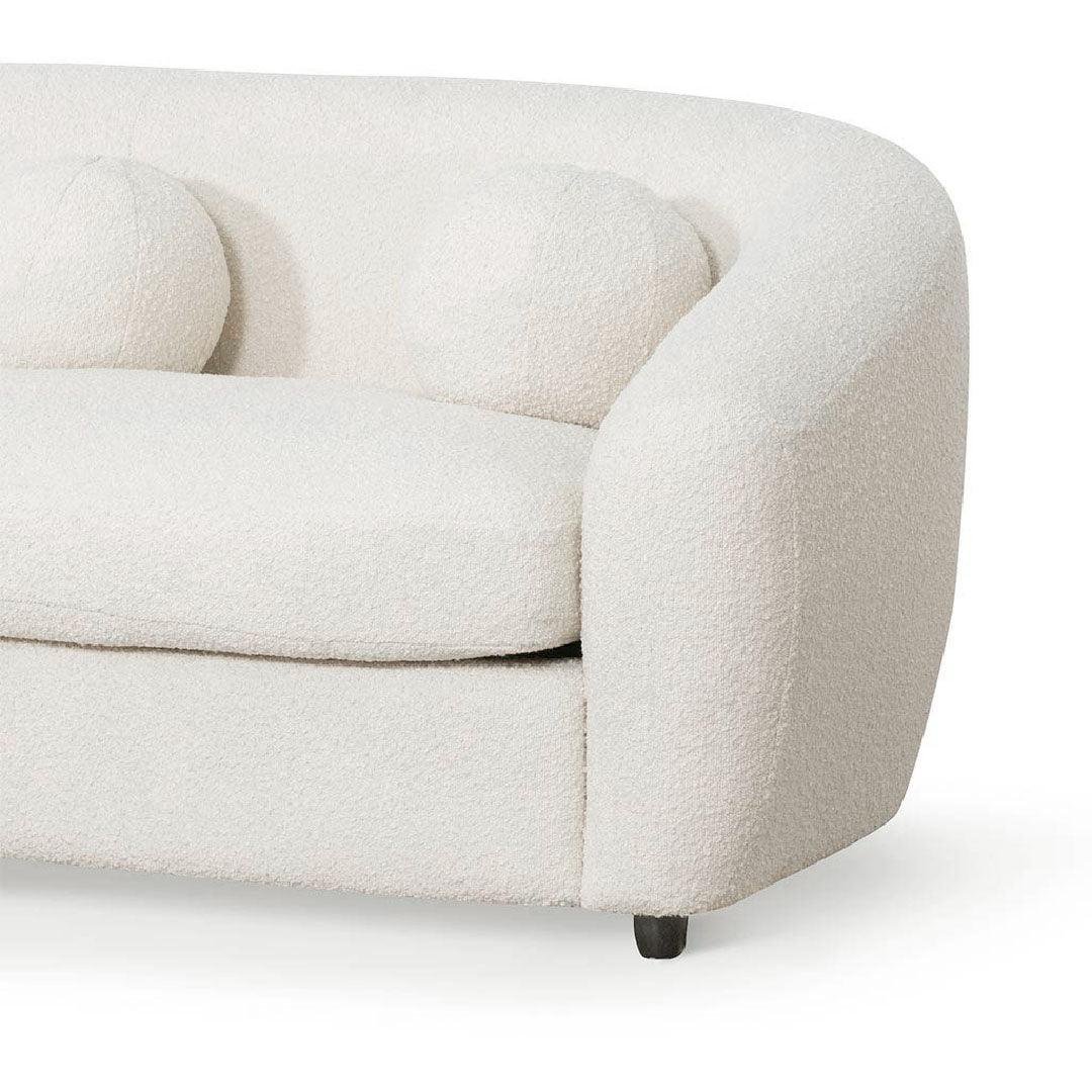 CLC6829-CA 3 Seater Sofa - Ivory White Boucle - Furniture Castle