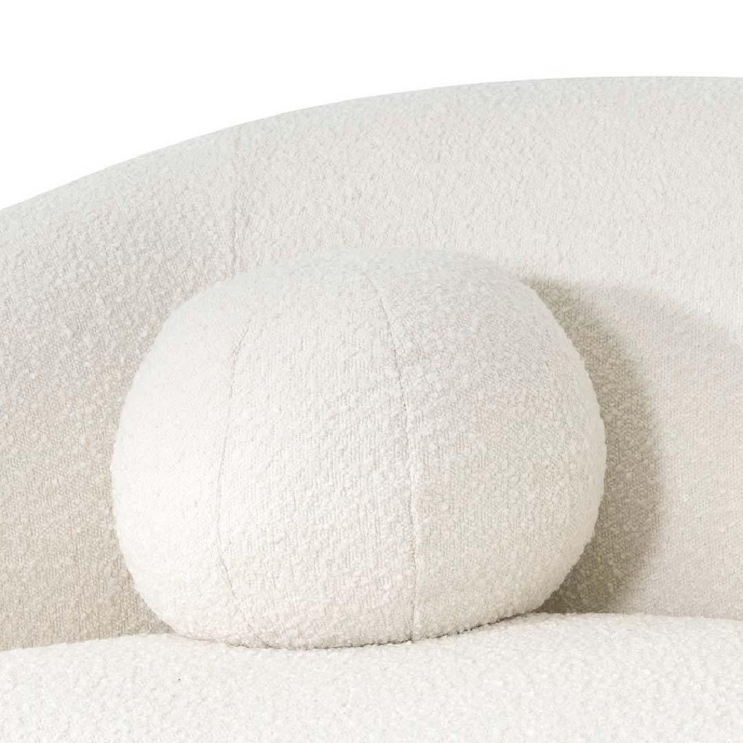 CLC6829-CA 3 Seater Sofa - Ivory White Boucle - Furniture Castle