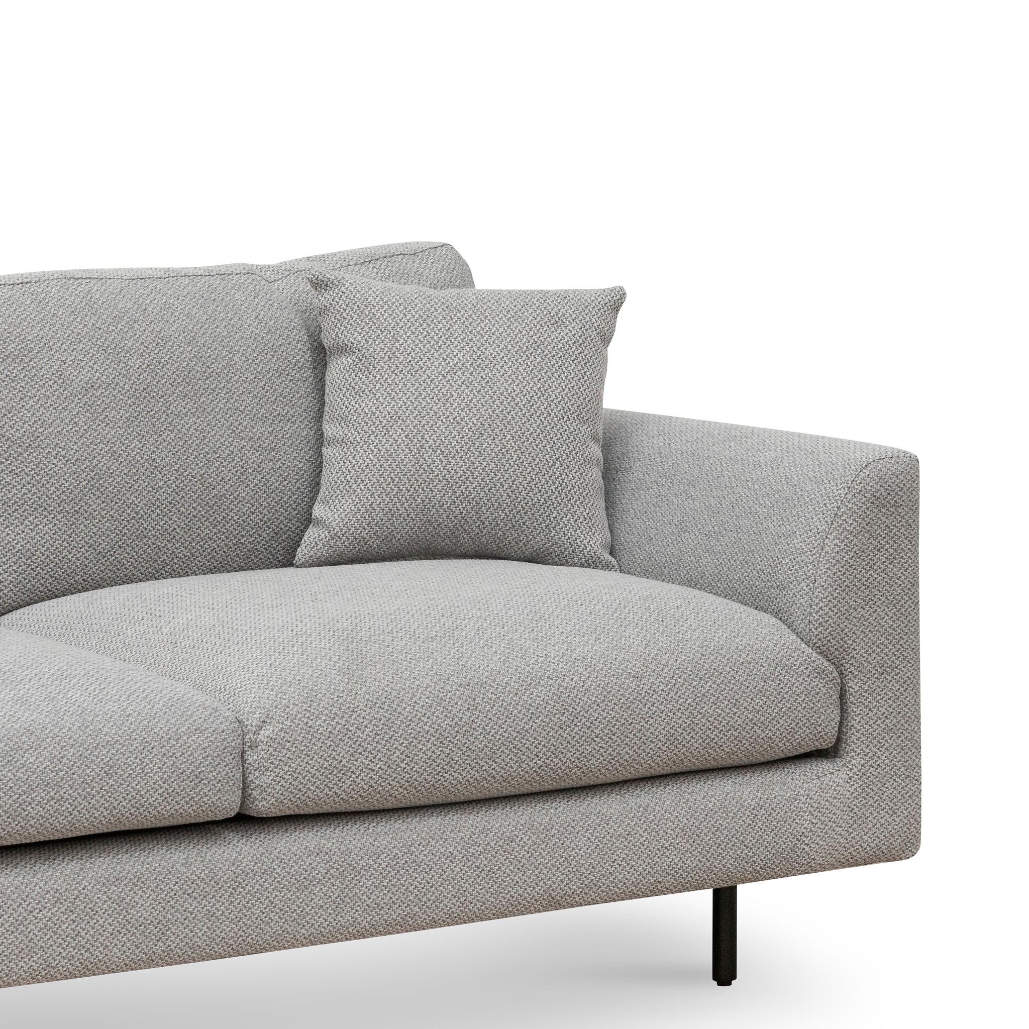 CLC6833-CA 4 Seater Fabric Sofa - Grey - Furniture Castle