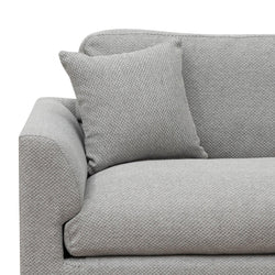 CLC6833-CA 4 Seater Fabric Sofa - Grey - Furniture Castle