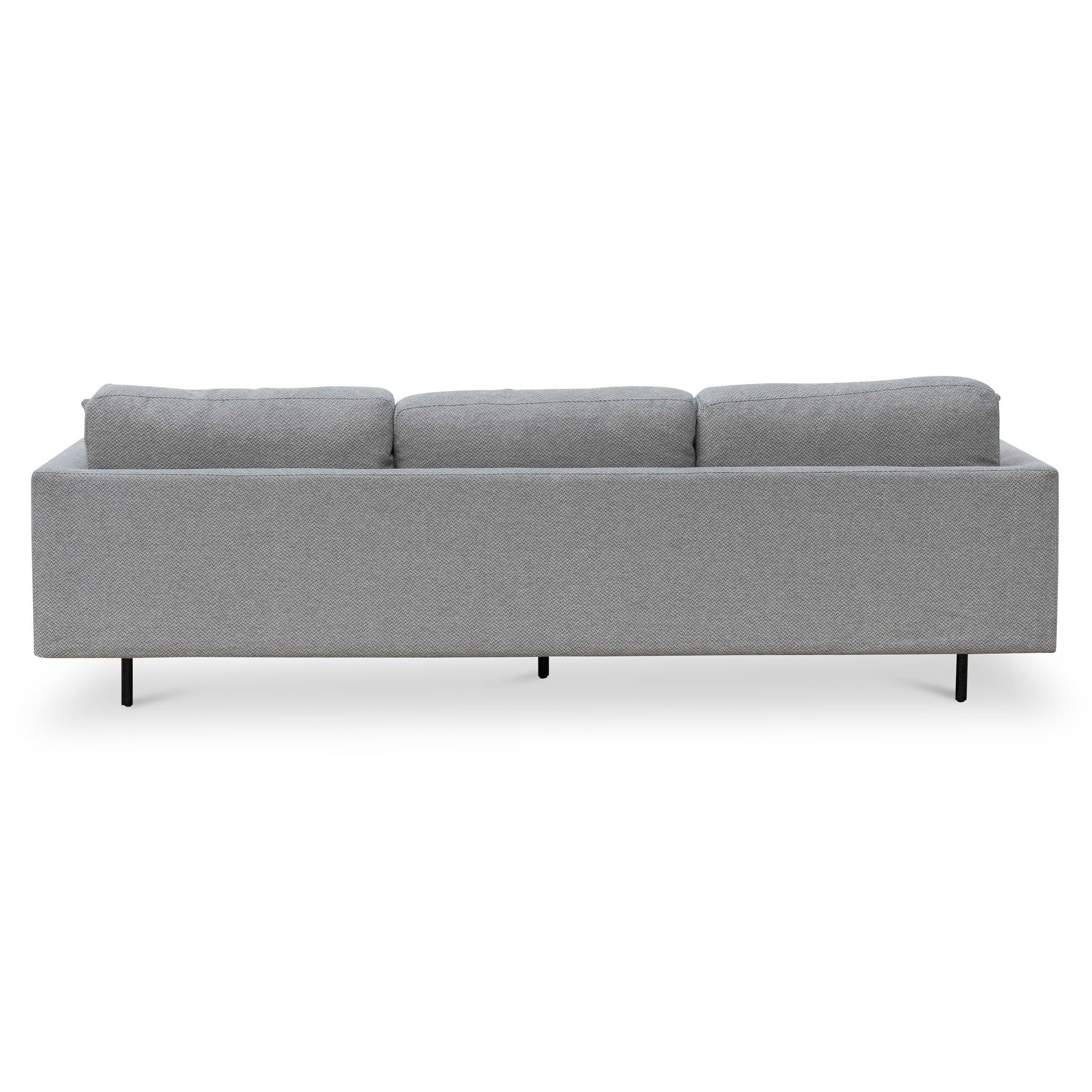 CLC6833-CA 4 Seater Fabric Sofa - Grey - Furniture Castle