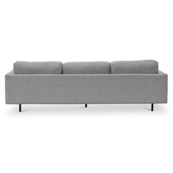 CLC6833-CA 4 Seater Fabric Sofa - Grey - Furniture Castle