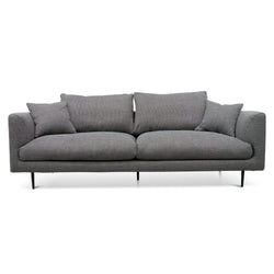 CLC6976-YY 4 Seater Fabric Sofa - Noble Grey - Furniture Castle