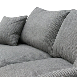 CLC6976-YY 4 Seater Fabric Sofa - Noble Grey - Furniture Castle