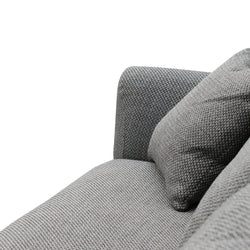CLC6976-YY 4 Seater Fabric Sofa - Noble Grey - Furniture Castle