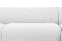 CLC724 3 Seater Right Chaise Fabric Sofa - Light Texture Grey - Furniture Castle
