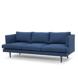 CLC762 3 Seater Fabric Sofa - Navy - Furniture Castle