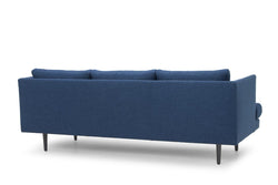 CLC762 3 Seater Fabric Sofa - Navy - Furniture Castle
