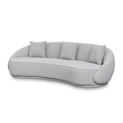 CLC8052-FS 4 Seater Sofa - Ash Grey Boucle - Furniture Castle