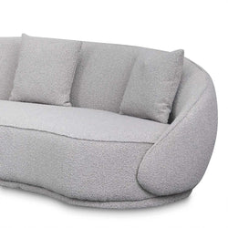 CLC8052-FS 4 Seater Sofa - Ash Grey Boucle - Furniture Castle