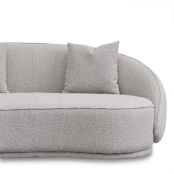 CLC8052-FS 4 Seater Sofa - Ash Grey Boucle - Furniture Castle