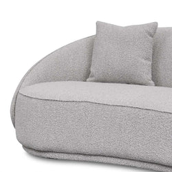 CLC8052-FS 4 Seater Sofa - Ash Grey Boucle - Furniture Castle