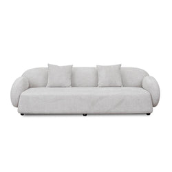 CLC8055-FS 3 Seater Fabric Sofa - Salt White - Furniture Castle