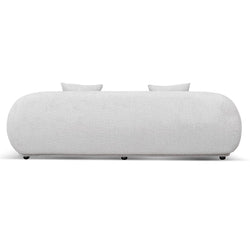 CLC8055-FS 3 Seater Fabric Sofa - Salt White - Furniture Castle