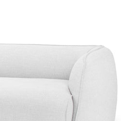 CLC806 3 Seater Left Chaise Fabric Sofa - Light Texture Grey - Furniture Castle