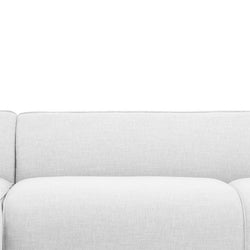 CLC806 3 Seater Left Chaise Fabric Sofa - Light Texture Grey - Furniture Castle