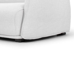 CLC806 3 Seater Left Chaise Fabric Sofa - Light Texture Grey - Furniture Castle