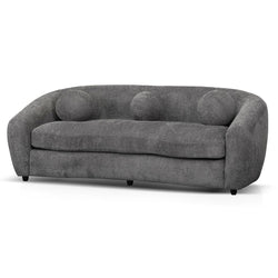 CLC8110-CA 3 Seater Fabric Sofa - Iron Grey - Furniture Castle