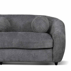 CLC8110-CA 3 Seater Fabric Sofa - Iron Grey - Furniture Castle