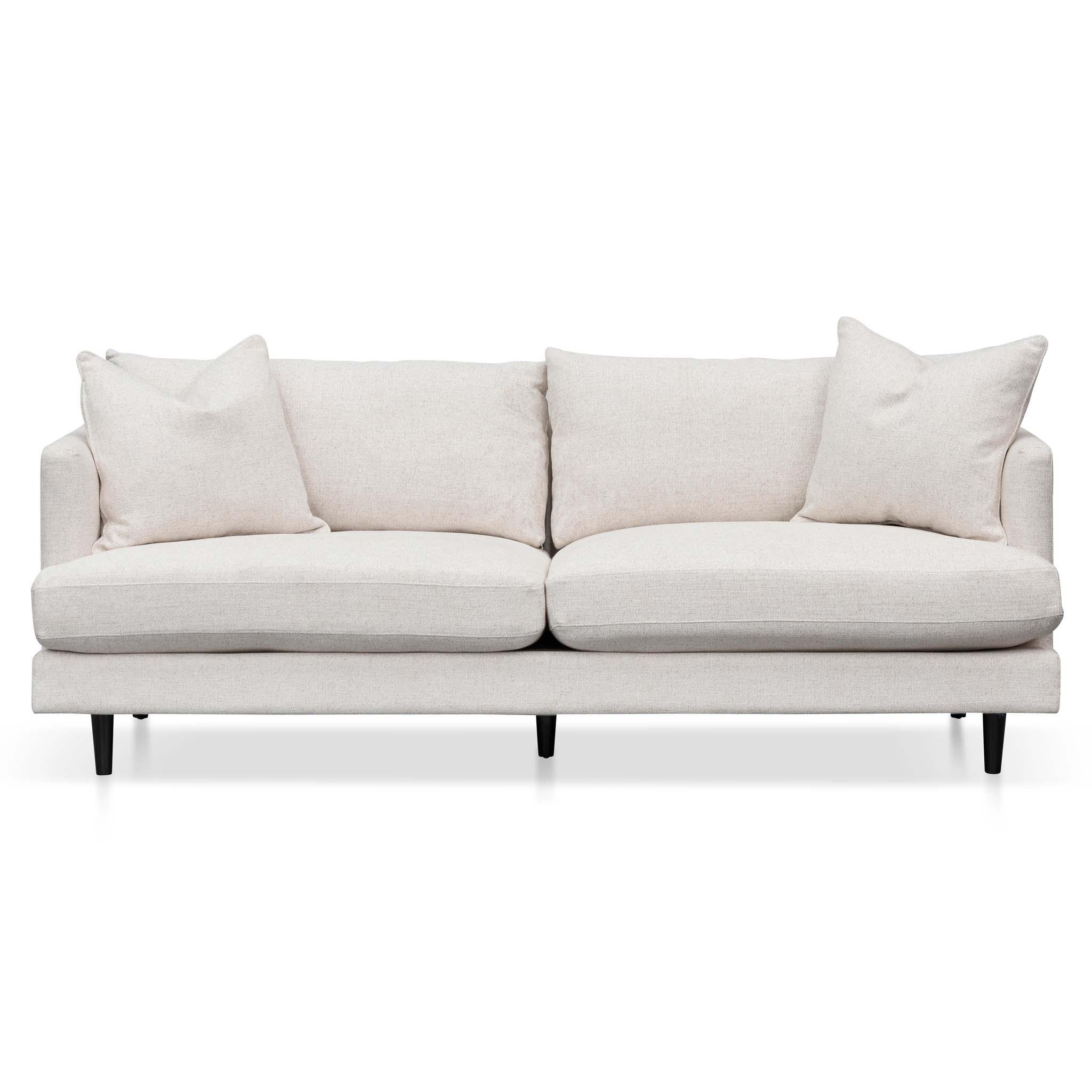 CLC8114-CA 3 Seater Fabric Sofa - Silver Rust - Furniture Castle