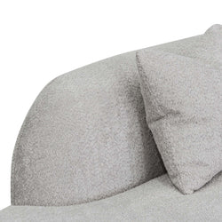 CLC8115-CA Left Chaise Sofa - Light Grey Fleece - Furniture Castle