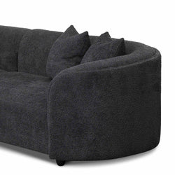 CLC8116-CA Left Chaise Sofa - Charcoal Fleece - Furniture Castle