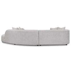 CLC8117-CA Right Chaise Sofa - Light Grey Fleece - Furniture Castle