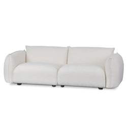 CLC8177-IG 3 Seater Sofa - White Wash Boucle - Furniture Castle