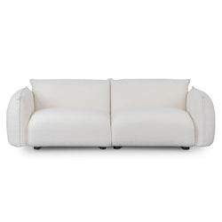 CLC8177-IG 3 Seater Sofa - White Wash Boucle - Furniture Castle
