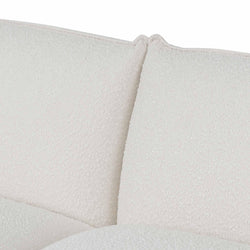 CLC8177-IG 3 Seater Sofa - White Wash Boucle - Furniture Castle