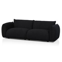 CLC8179-IG 3 Seater Sofa - Black Boucle - Furniture Castle