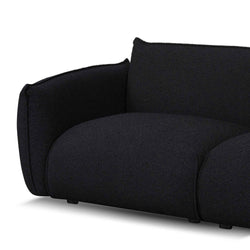 CLC8179-IG 3 Seater Sofa - Black Boucle - Furniture Castle