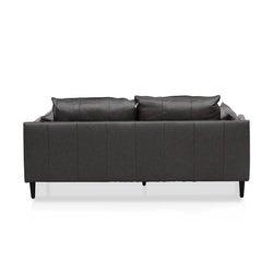 CLC8321-KSO 2 Seater Sofa - Shadow Grey Leather - Furniture Castle