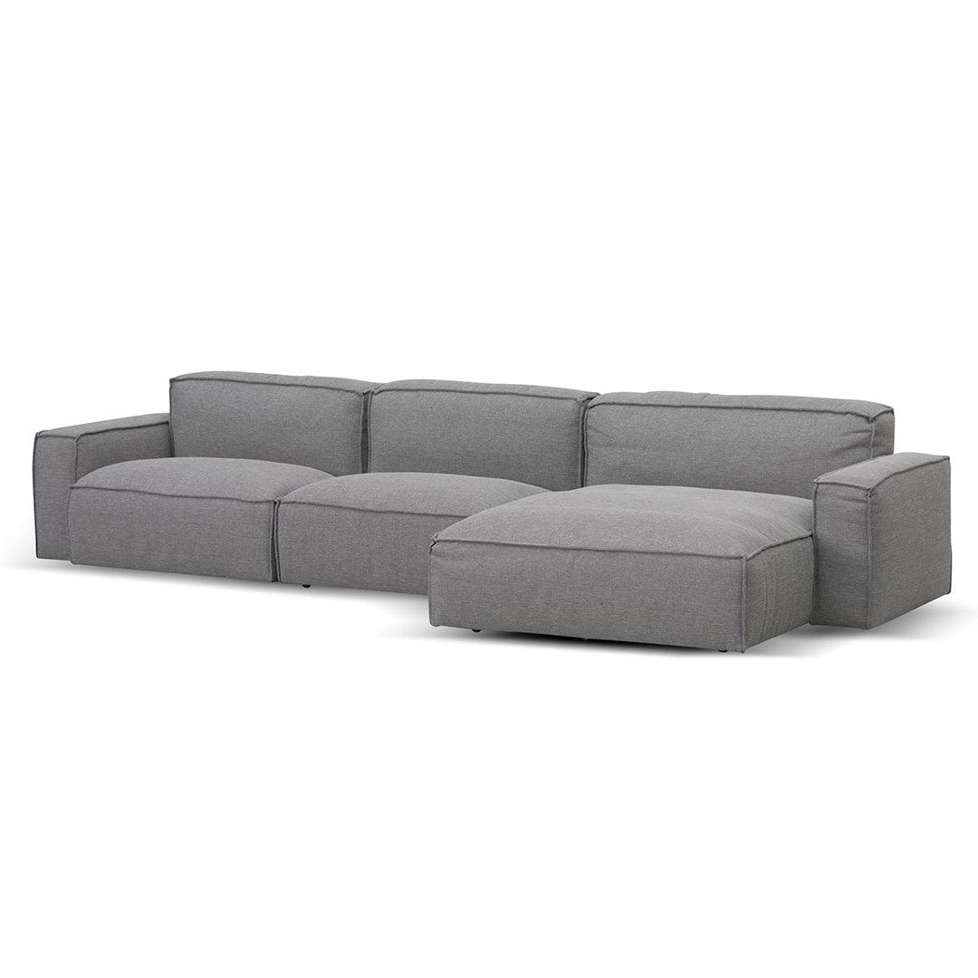 CLC8327-KSO Right Chaise Sofa - Graphite Grey - Furniture Castle