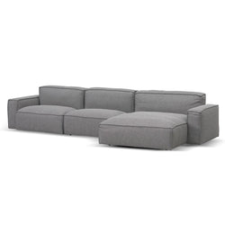 CLC8327-KSO Right Chaise Sofa - Graphite Grey - Furniture Castle