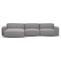 CLC8328-KSO Left Chaise Sofa - Graphite Grey - Furniture Castle