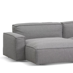 CLC8328-KSO Left Chaise Sofa - Graphite Grey - Furniture Castle