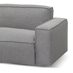 CLC8328-KSO Left Chaise Sofa - Graphite Grey - Furniture Castle