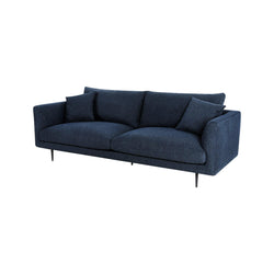 CLC8422-YY 4 Seater Fabric Sofa - Navy Blue - Furniture Castle