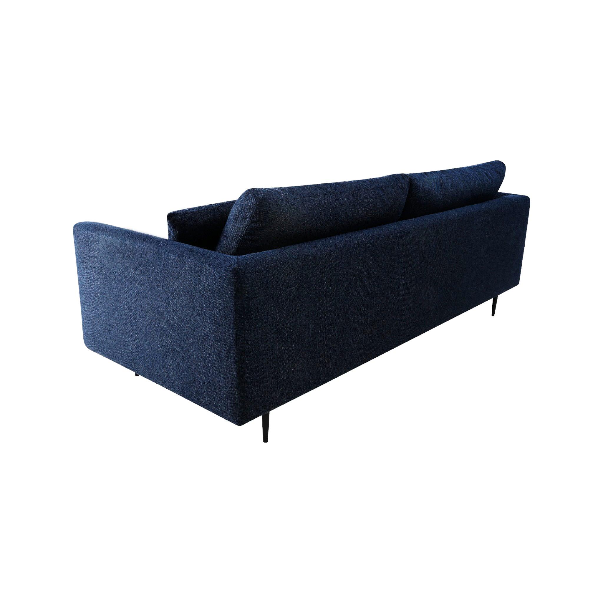 CLC8422-YY 4 Seater Fabric Sofa - Navy Blue - Furniture Castle