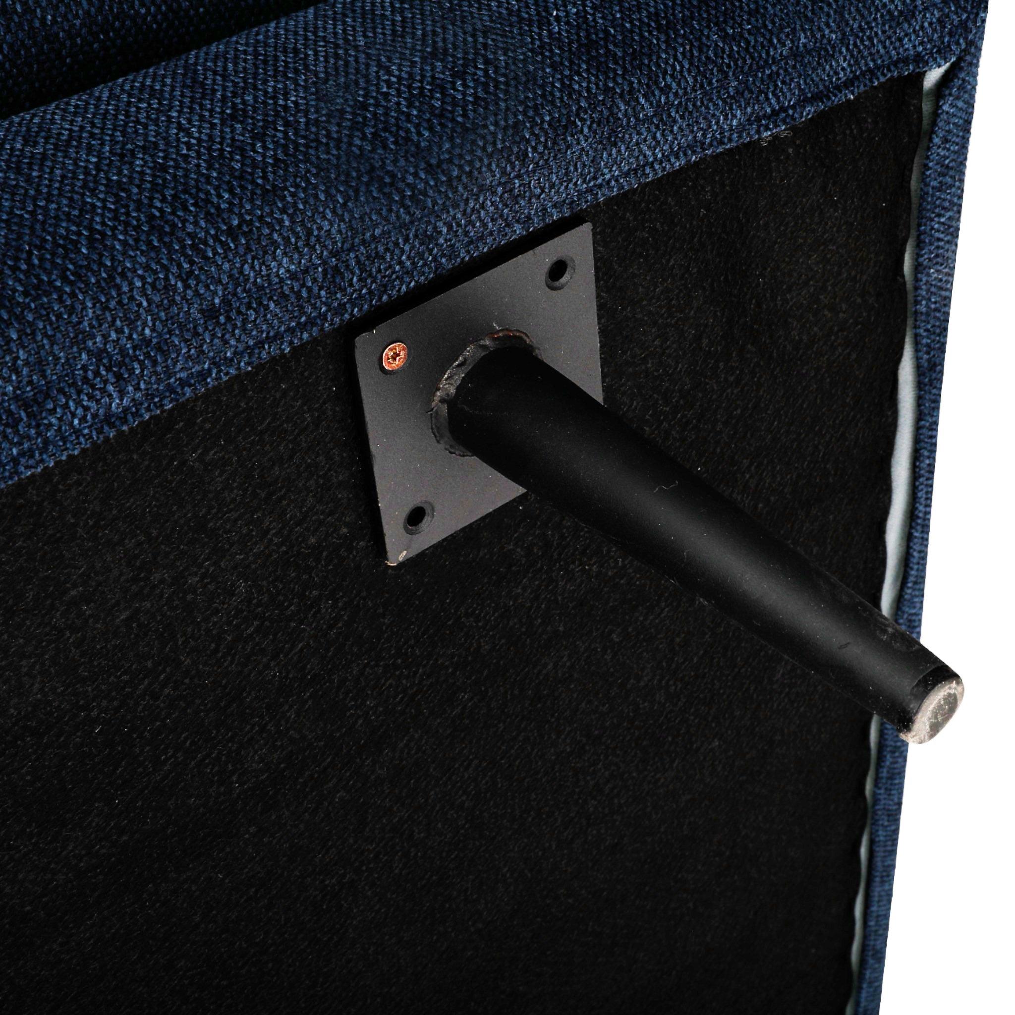 CLC8422-YY 4 Seater Fabric Sofa - Navy Blue - Furniture Castle