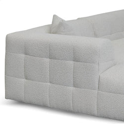 CLC8473-CA Left Chaise Sofa - Pearl Boucle - Furniture Castle