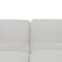 CLC8473-CA Left Chaise Sofa - Pearl Boucle - Furniture Castle