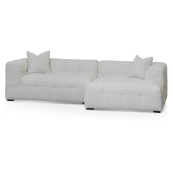 CLC8474-CA Right Chaise Sofa - Pearl Boucle - Furniture Castle