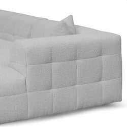 CLC8474-CA Right Chaise Sofa - Pearl Boucle - Furniture Castle